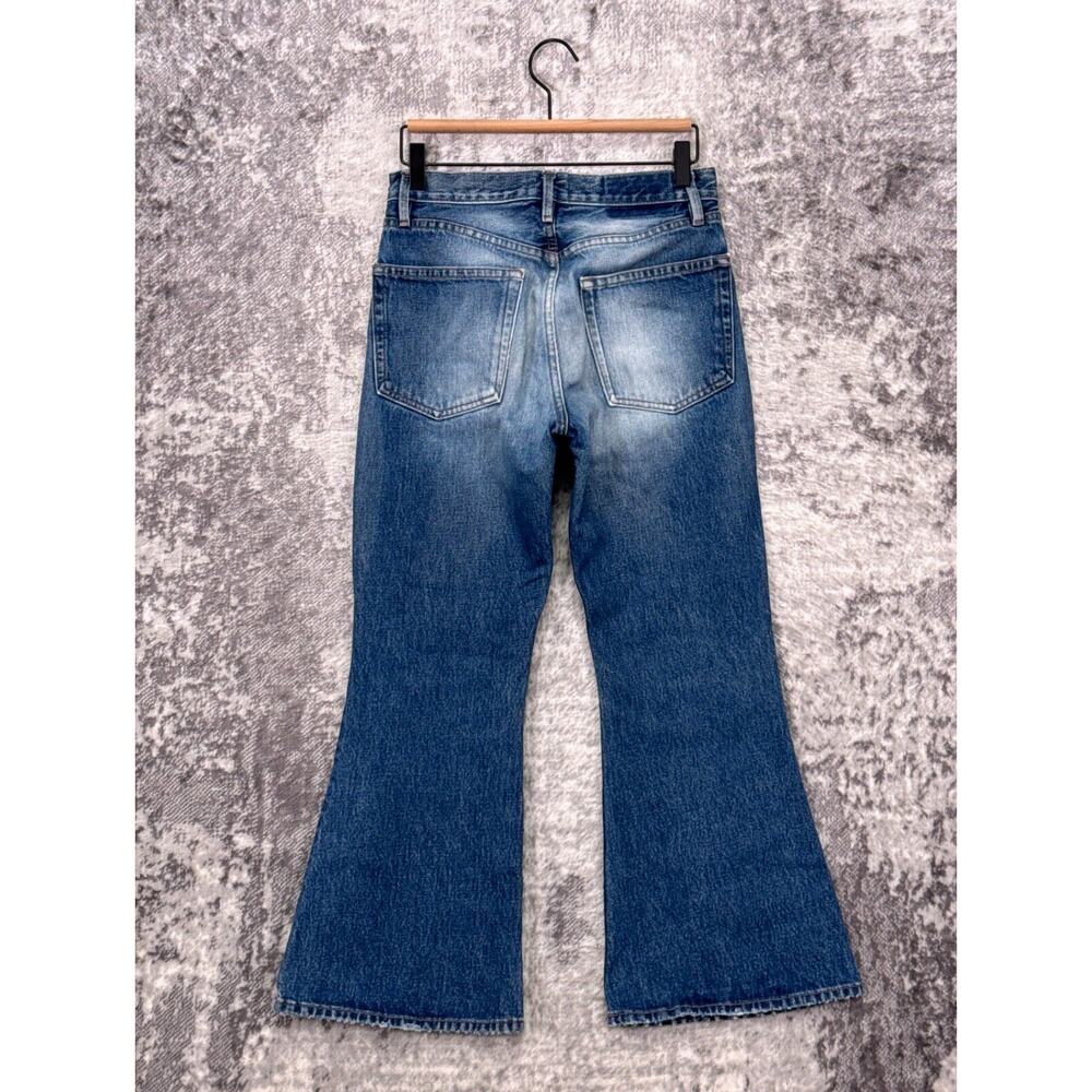 Frame Jeans Womens Re-Release Rigid Le Cropped Flare Jagger Sz 26 - Picture 4 of 11